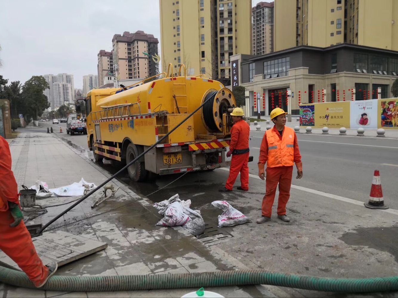 常宁排污管道清淤-管道清洗